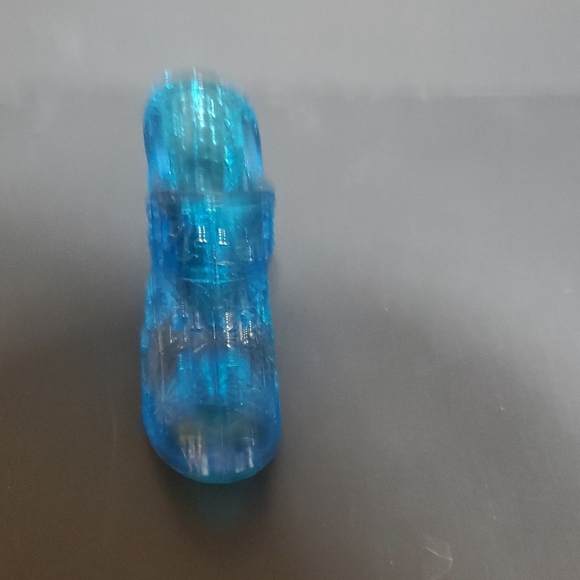 Vtg Fenton Colonial Blue Daisy And Button Glass Shoe - Picture 3 of 4